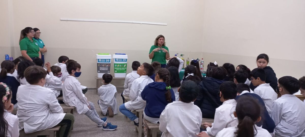 La Municipalidad dictó taller “Creando conciencia y sensibilidad ambiental” a alumnos de nivel primario