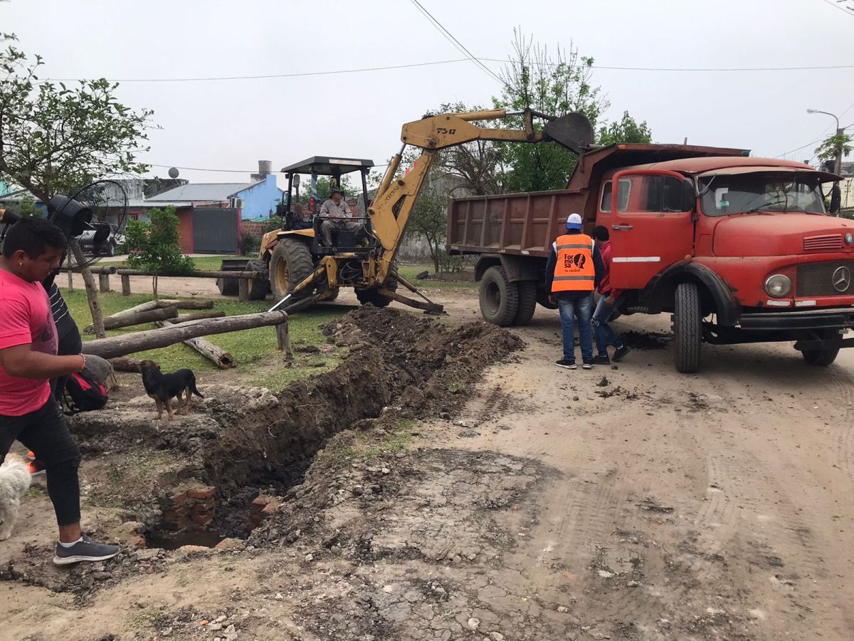Continúan los trabajos esta semana en el B° República Argentina
