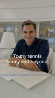 Roger Federer colgó la raqueta  