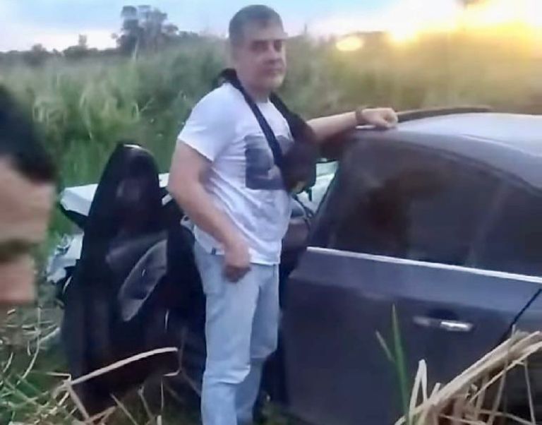  El juez penal de Clorinda Julio Mauriño fue protagonista de un accidente de tránsito