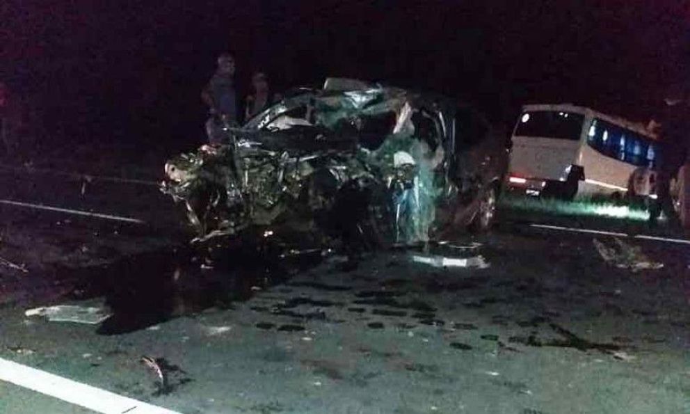 Tres ciudadanos perdieron la vida en un accidente sobre  la Ruta 11