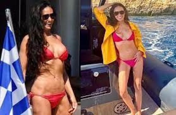 ¡Cuerpazo demencial! Locura por las fotos de Demi Moore en micro-bikini a los 60