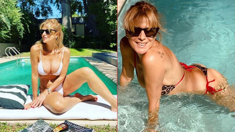 Flavia Palmiero presentó su nueva colección de trajes de baño y causó sensación en Instagram