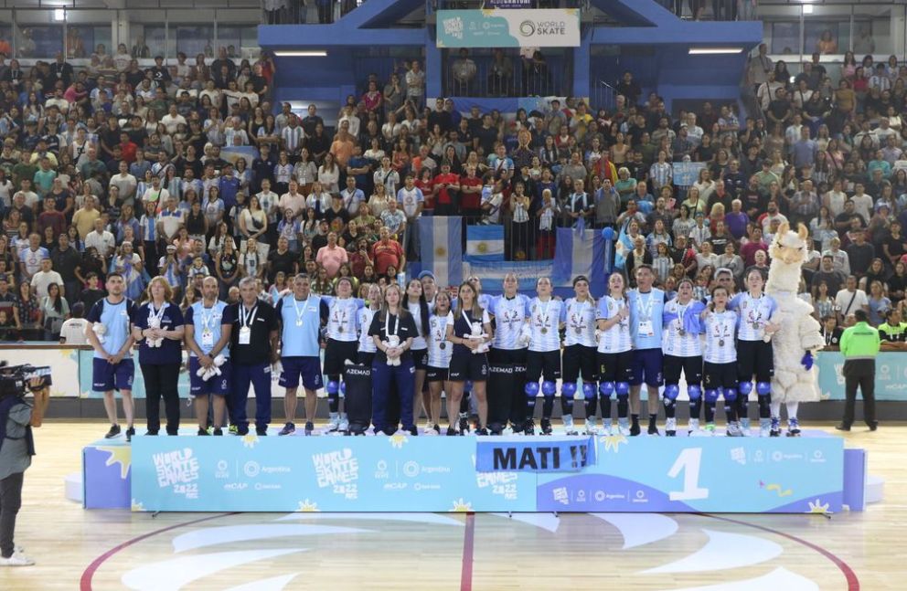 Argentina se coronó campeona del Mundial de Hockey sobre Patines con una goleada 3-0 sobre España