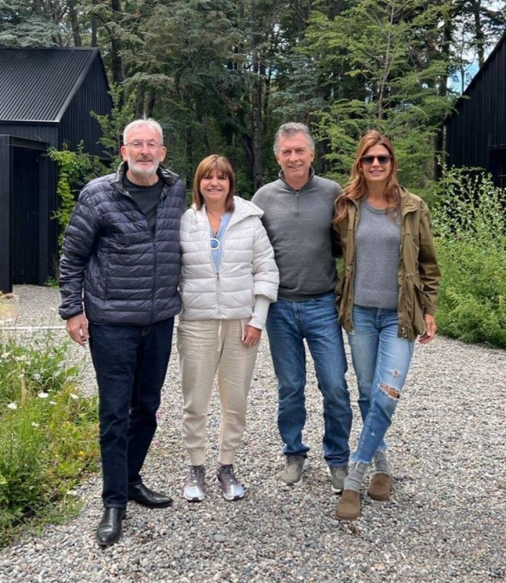 Patricia Bullrich, con Macri y Juliana Awada en la Patagonia: "Somos el cambio o no somos nada"