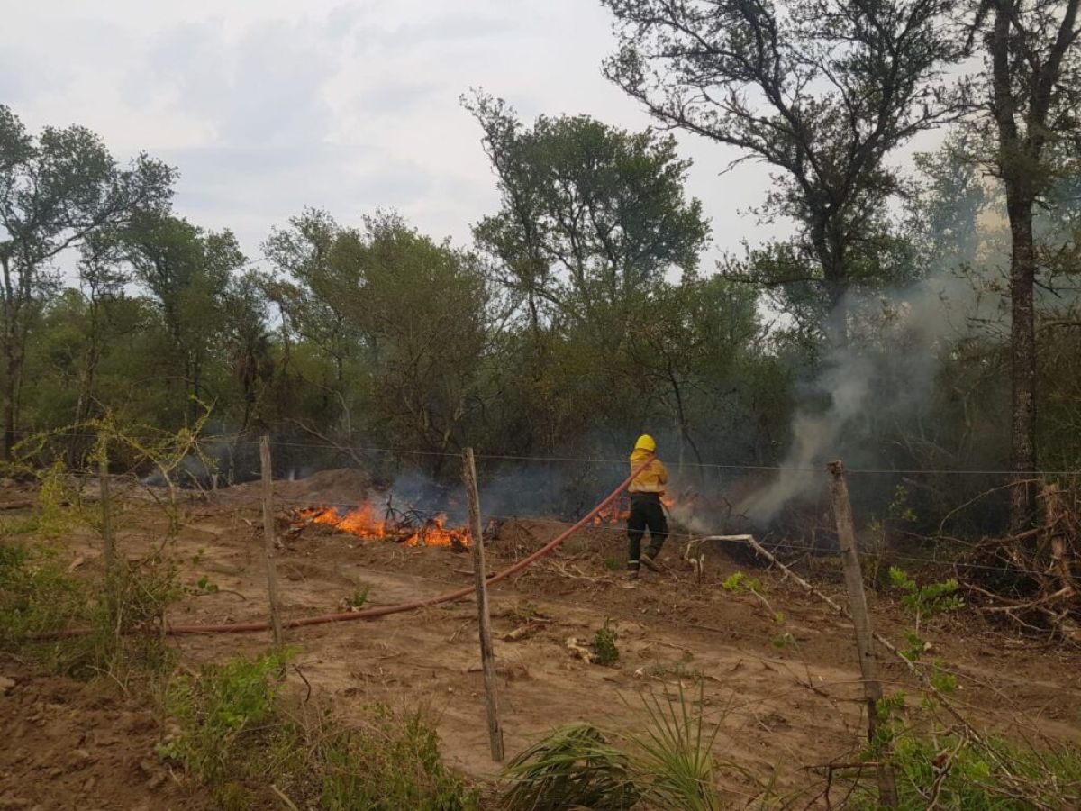 El Cuerpo de Bomberos de la Policía comunicó su intervención en varios incendios