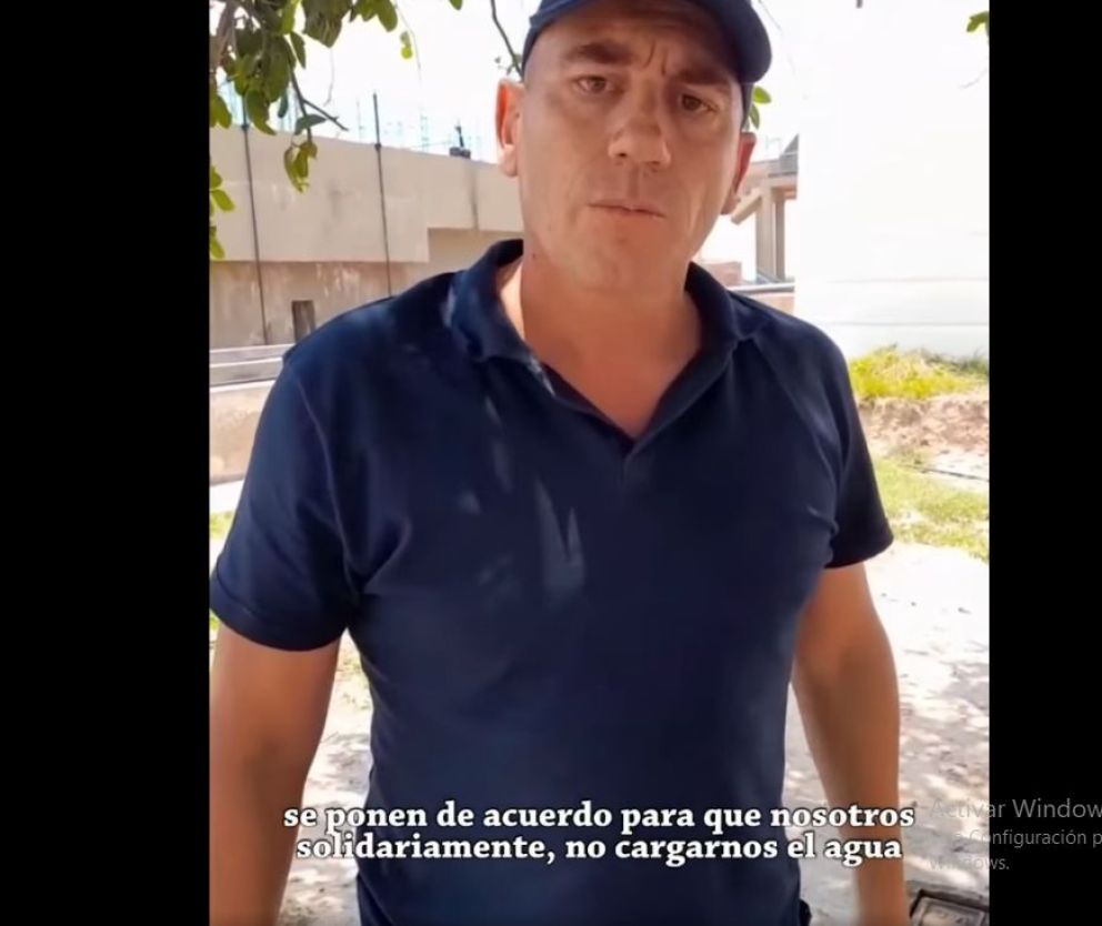 Equipo de Paoltroni denuncia que no les permiten ayudar con agua a la gente: "Los ciudadanos decimos basta de tanta injusticia, los gobernantes no hacen nada y nos niegan la posibilidad de poder achicar las desigualdades"