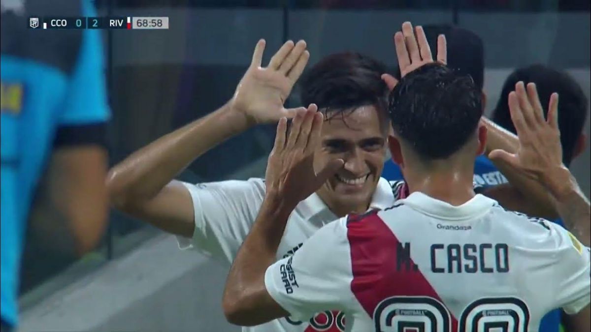 Indicación clave de Demichelis y definición de lujo: el impresionante gol de Solari para River Plate ante Central Córdoba