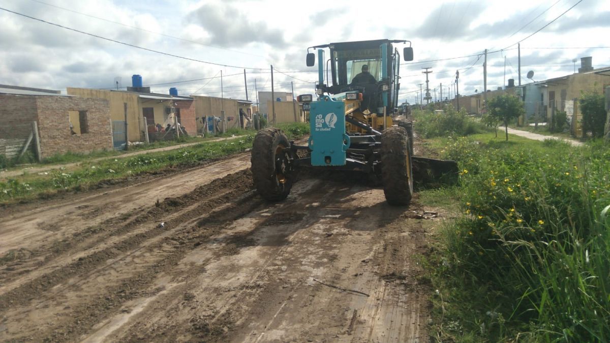 Activa intervención de la Comuna en un amplio sector del ejido urbano