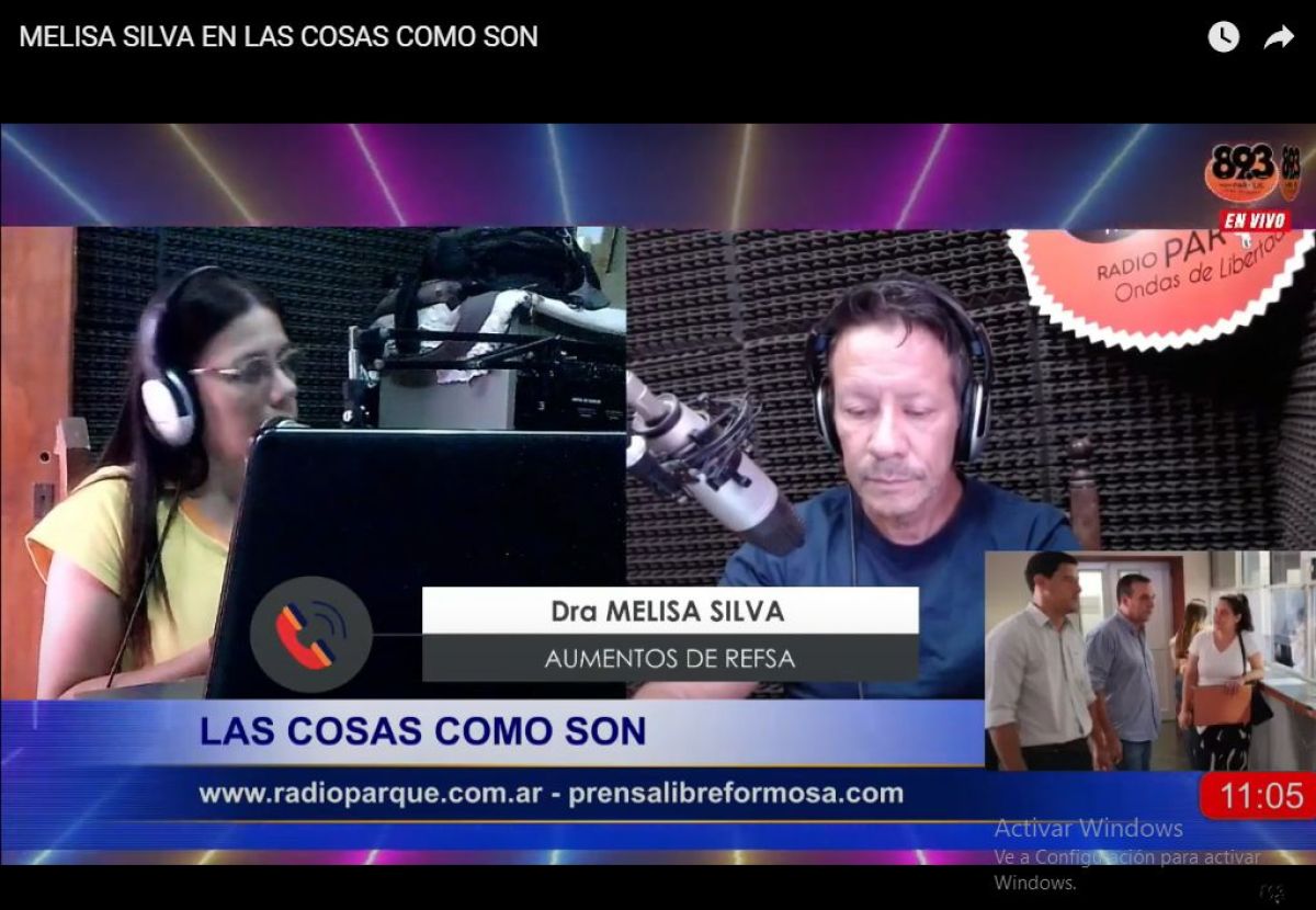 Melisa Silva: "Lo que queremos dejar por sentado es que lo pueden hacer lo que ellos quieran hay leyes  que se deben cumplir para que pueda ser escuchado el usuario y tenga la información necesaria"