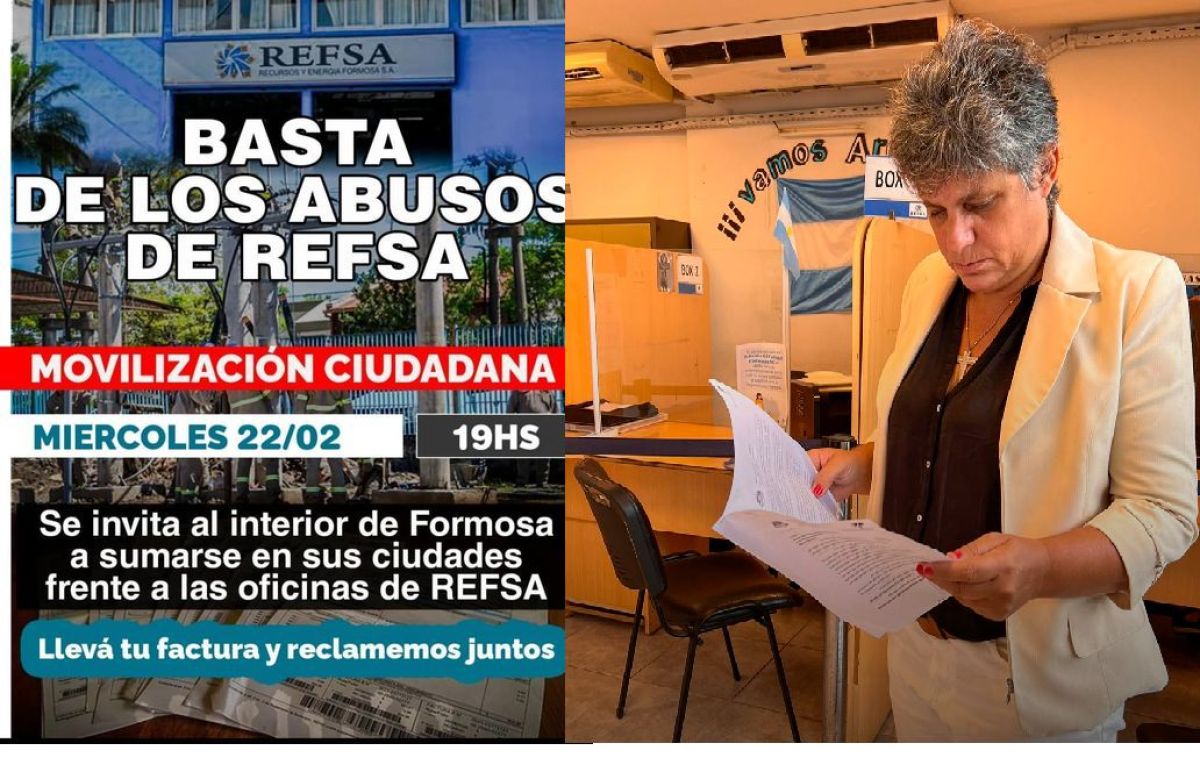 Movilización en contra del tarifazo de REFSA-Neme: "Acompaño porque estamos cansados de los abusos y hoy decimos BASTA"