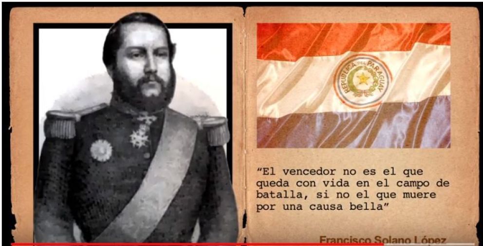 Argentina. Hoy 1° de marzo rendimos honores al Mariscal López