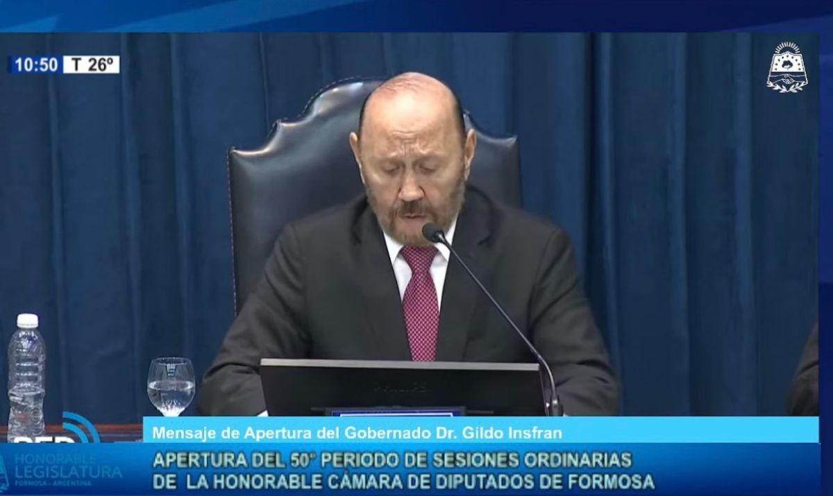Se inauguró el 50° período de sesiones ordinarias en la Legislatura Provincial