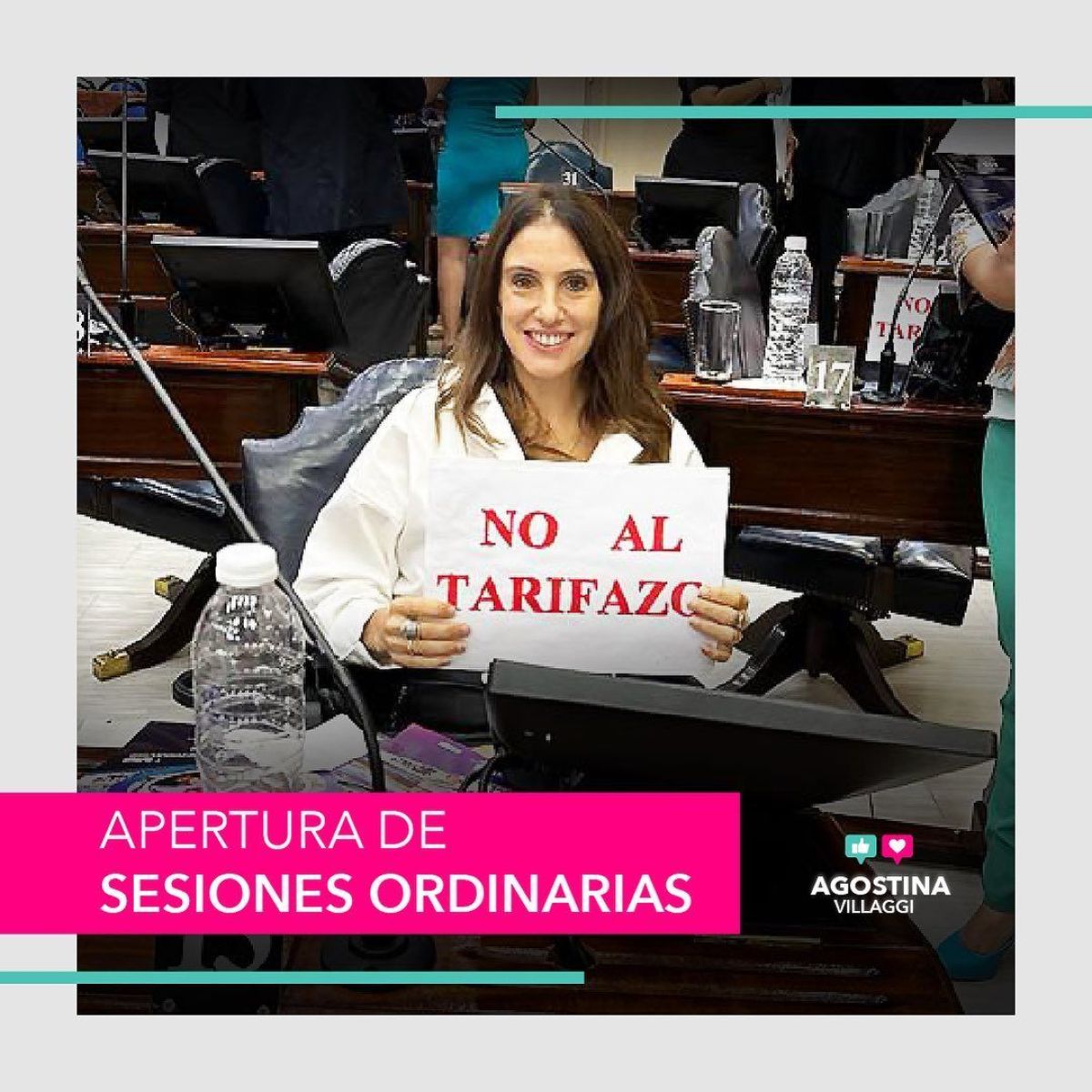 Villaggi contra el tarifazo:  "no se puede poner en jaque el sustento familiar por pagar un servicio eléctrico"