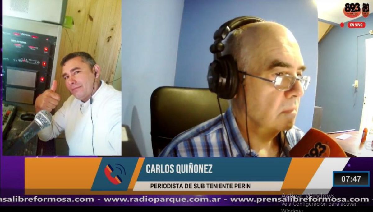 Carlos Quiñones: "Un fiscal de Chaco me prohibe acercarme al intendente Romero, es otro ataque que sentí,  otra mordaza a lo que es nuestro trabajo periodístico"