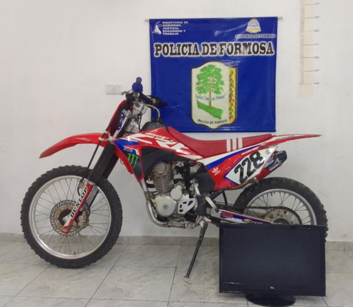 La Policía esclareció el robo de una moto en cuestión de minutos