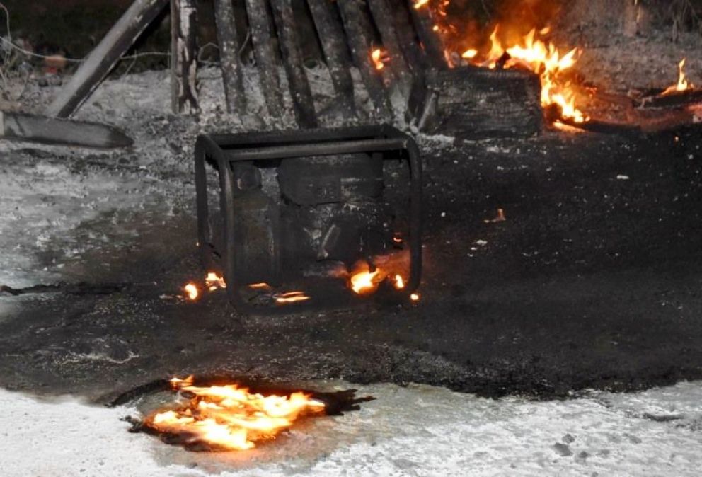 Enviaba combustible clandestinamente a Paraguay y terminó con graves heridas por una explosión