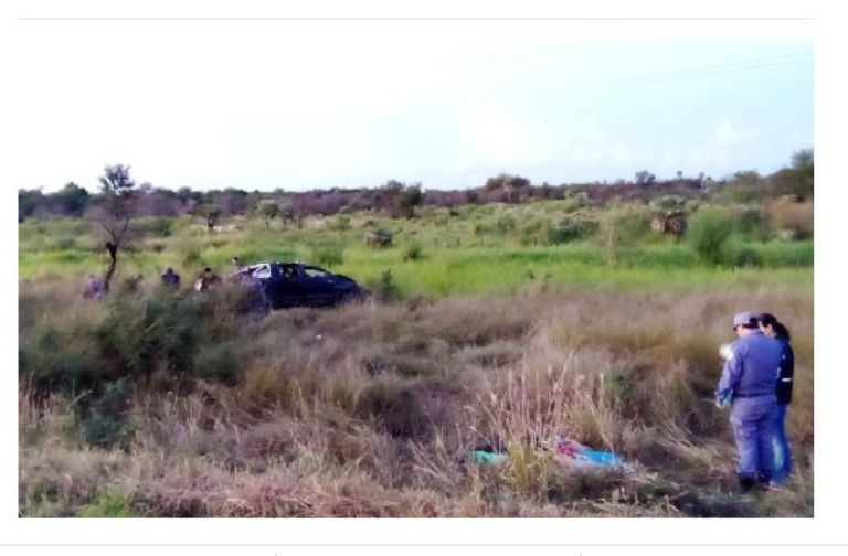 Accidente fatal sobre la Ruta 86 en cercanías a la Colonia Loro Cué